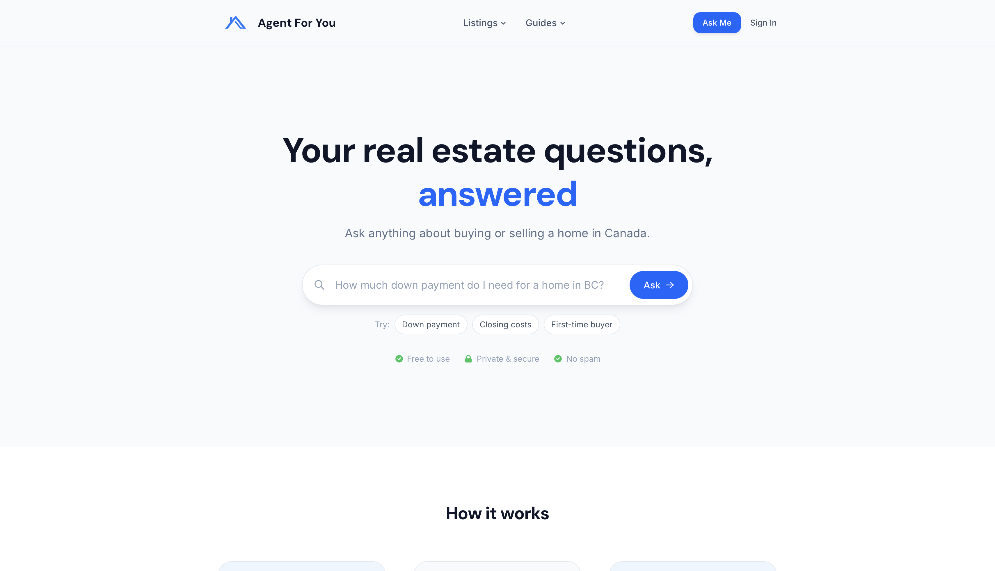 Agent For You (Freelance Project) screenshot 1